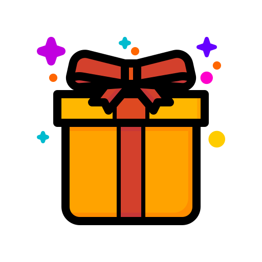 caja de regalo icono gratis