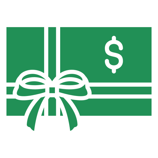 tarjeta de regalo icono gratis