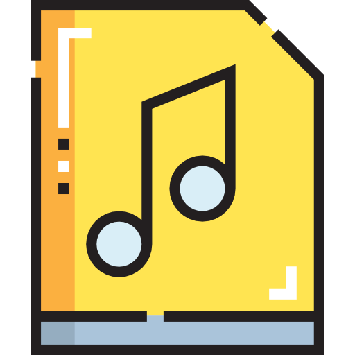 archivo de música icono gratis