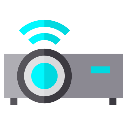 Projector Basic Straight Flat icon