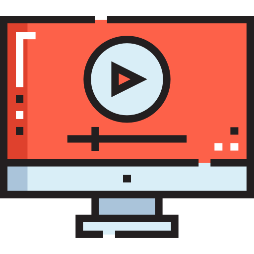 reproductor de video icono gratis