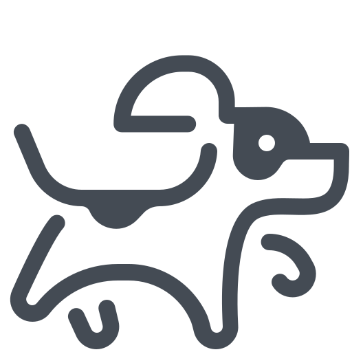 perro icono gratis