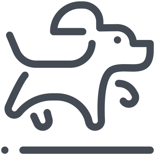 perro icono gratis