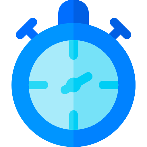 Stopwatch Basic Rounded Flat icon