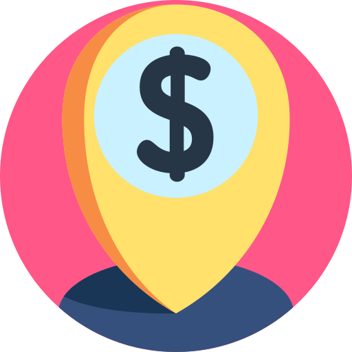 endroit Icône gratuit