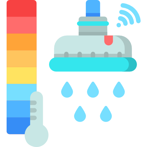 temperatura de agua icono gratis