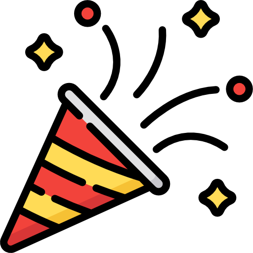Confetti free icon