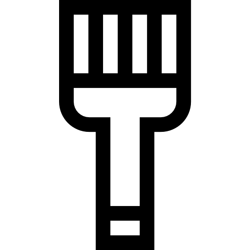 cepillo icono gratis