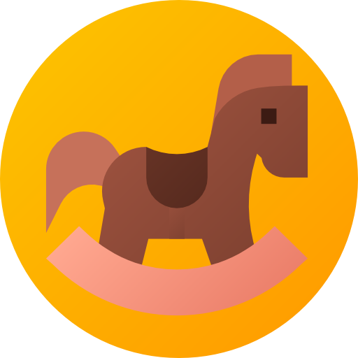 caballo de la afición icono gratis