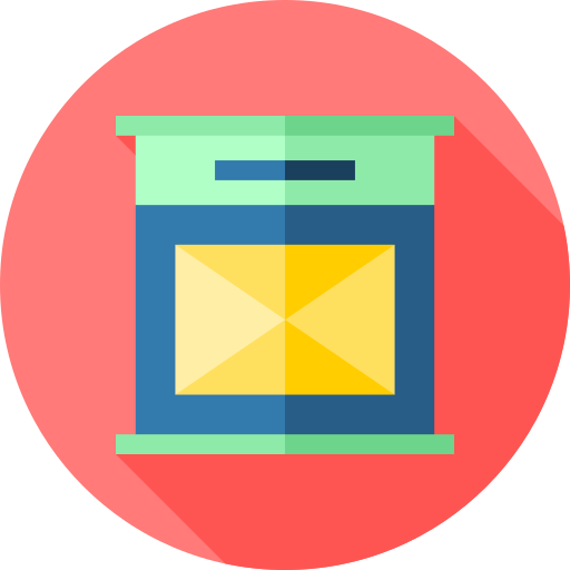 postal icono gratis