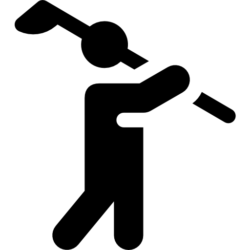 Golfer free icon