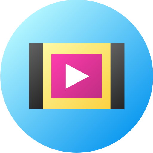 reproductor de video icono gratis