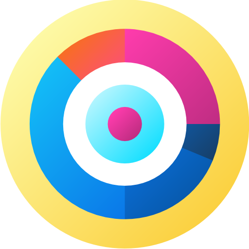 gráfico circular icono gratis