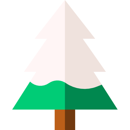 Pine tree Basic Straight Flat icon