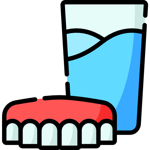 Зубные протезы бесплатно иконка