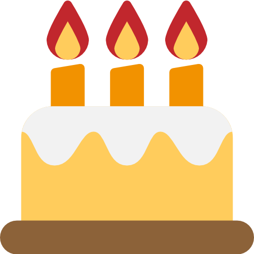 gâteau d'anniversaire Icône gratuit