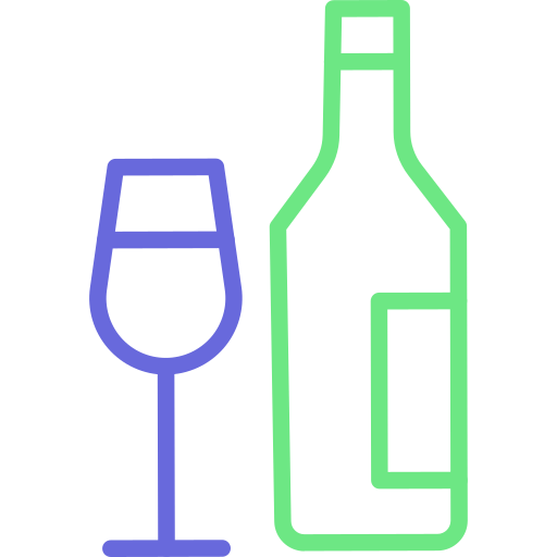 vino icono gratis