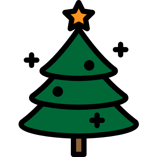 Christmas Tree Mavadee Lineal Color Icon