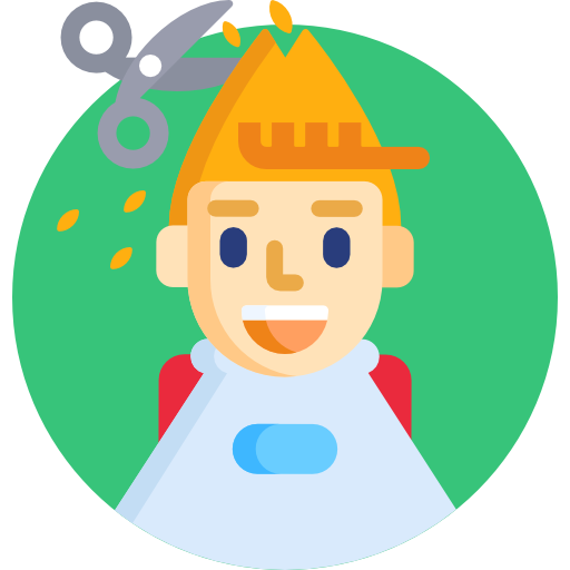 corte de pelo icono gratis