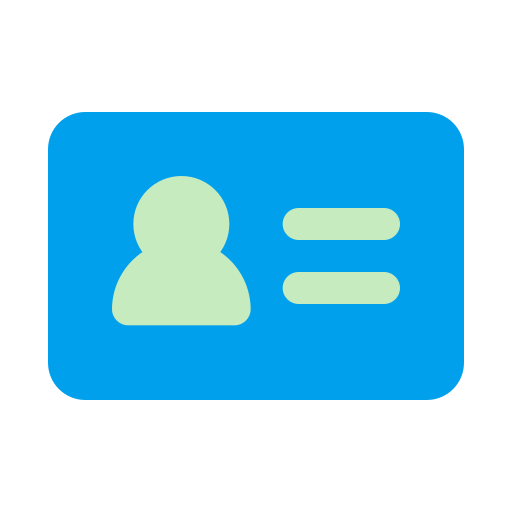 tarjeta de identificación icono gratis