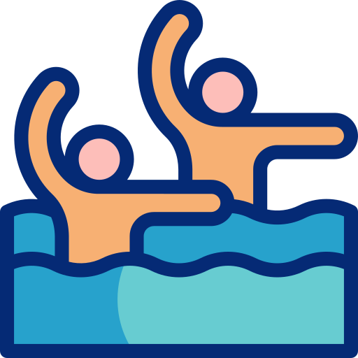 natación sincronizada icono gratis