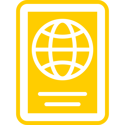 pasaporte icono gratis