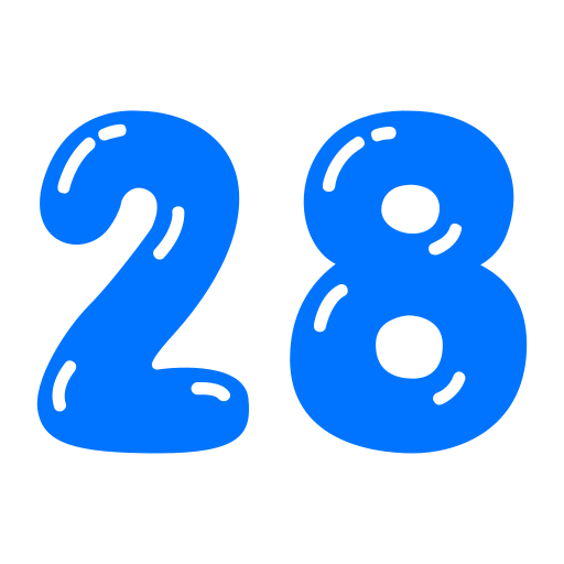 Twenty eight free icon Twenty eight free icon