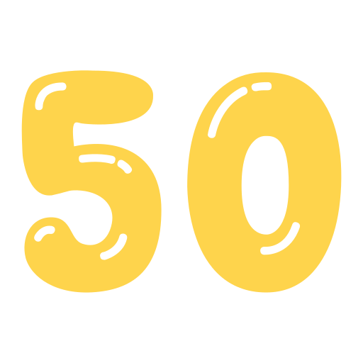 Fifty free icon Fifty free icon