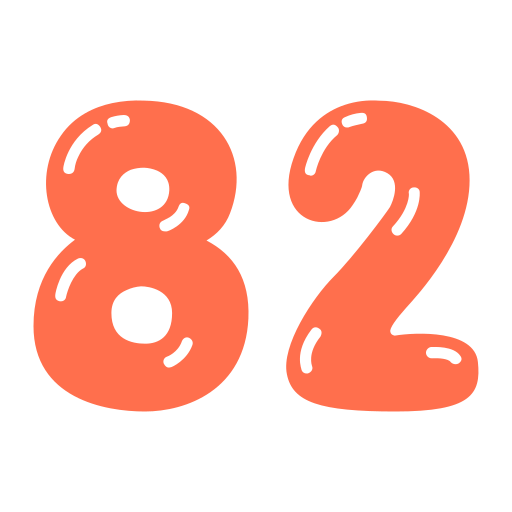 82 Icône gratuit 82 Icône gratuit