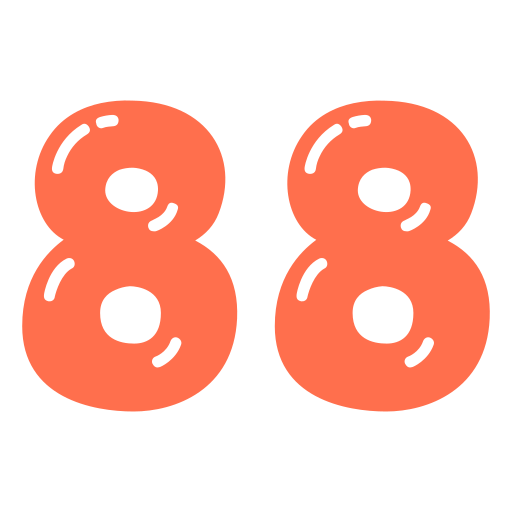 88 Icône gratuit 88 Icône gratuit