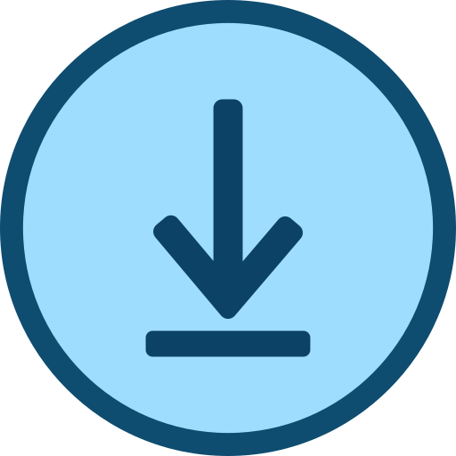 flecha hacia abajo icono gratis