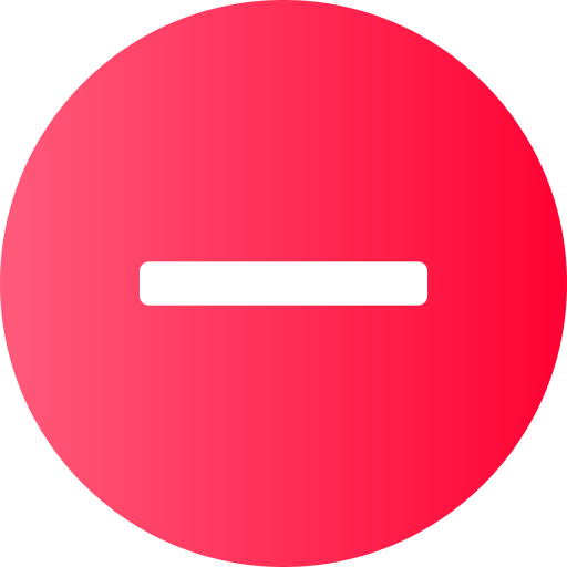 Minus free icon