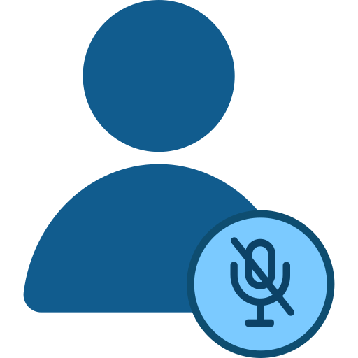 Microphone off free icon