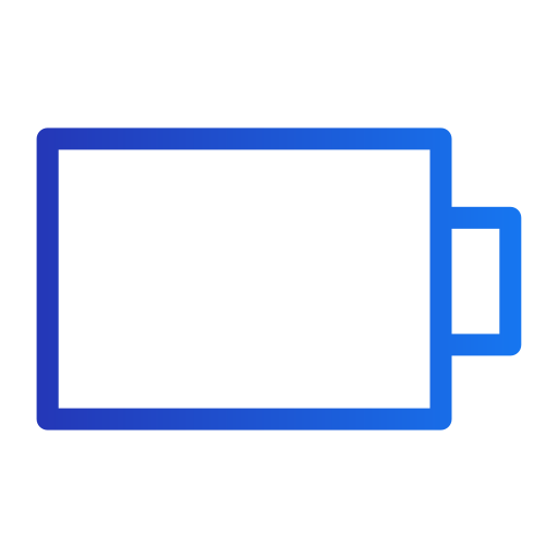 batería vacía icono gratis