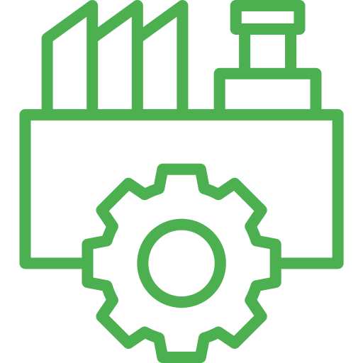 fabricación icono gratis