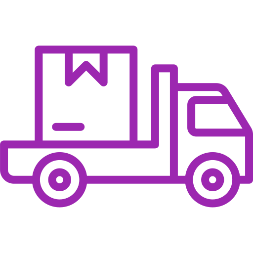 camión de reparto icono gratis