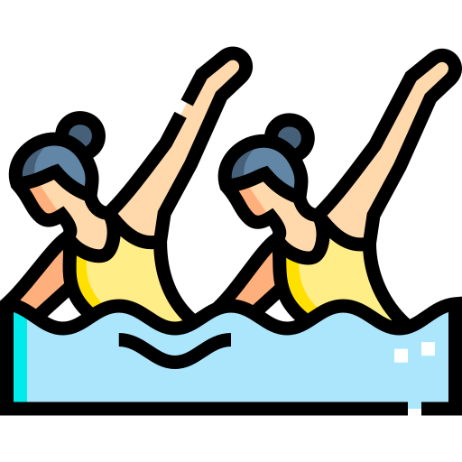 nage synchronisée Icône gratuit