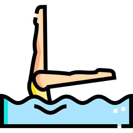 nage synchronisée Icône gratuit