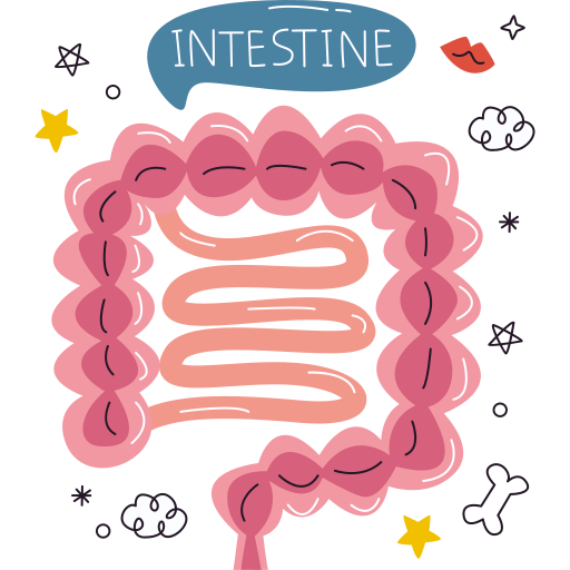 intestino gratis sticker