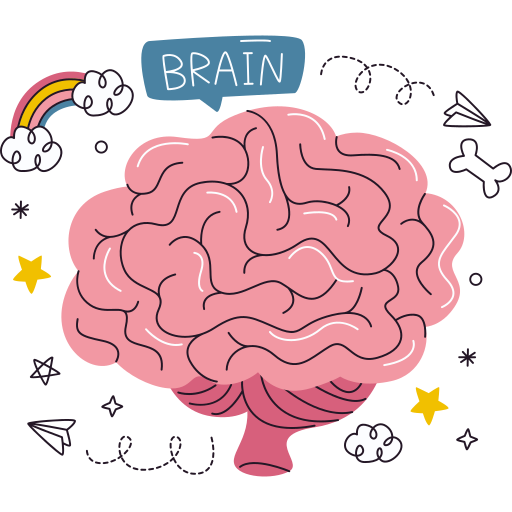 Brain free sticker Brain free sticker