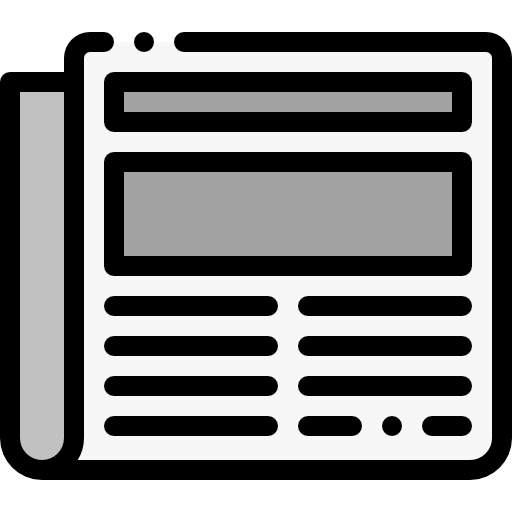 periódico icono gratis