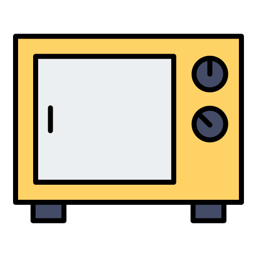 Microwave oven free icon Microwave oven free icon