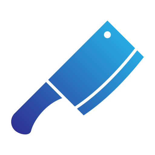 cuchillo de carnicero icono gratis