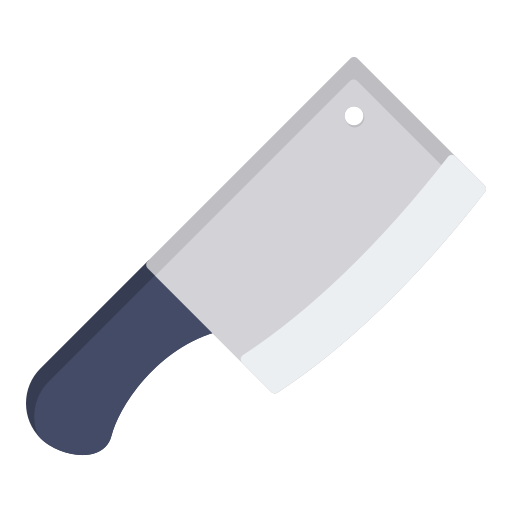 cuchillo de carnicero icono gratis