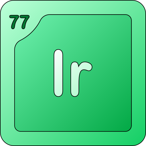 iridio icono gratis