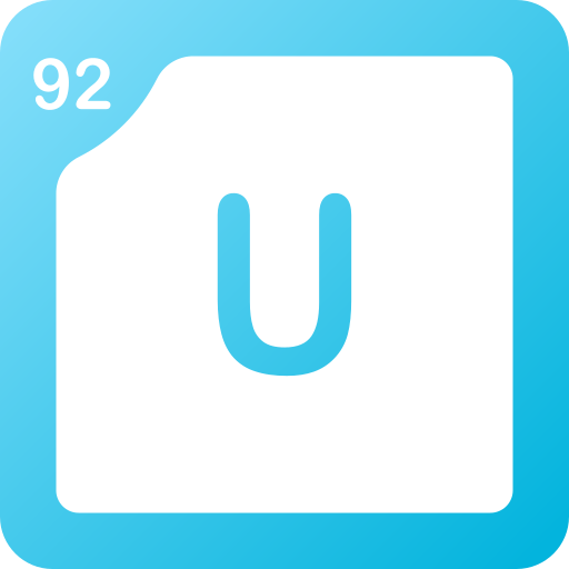 Uranium free icon