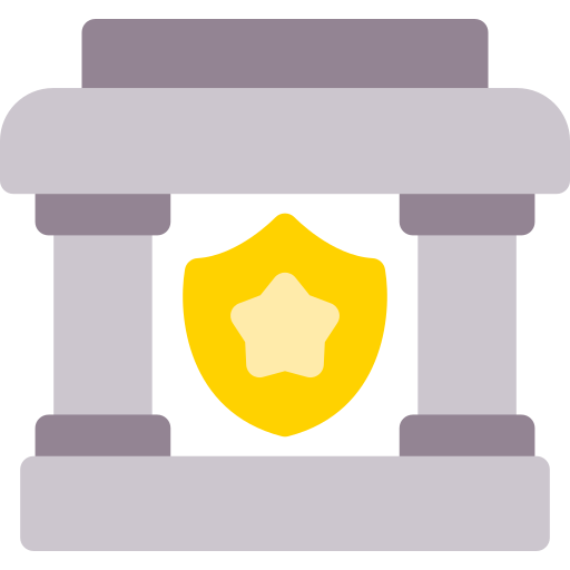 estación de policía icono gratis