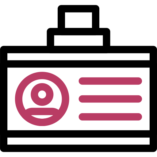 tarjeta de identificación icono gratis