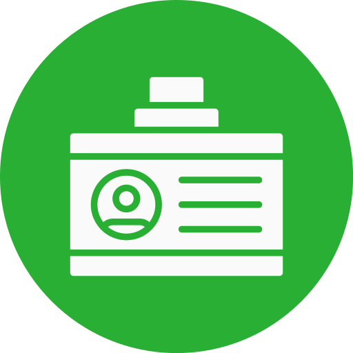 tarjeta de identificación icono gratis