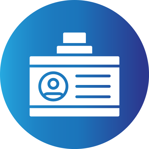 tarjeta de identificación icono gratis